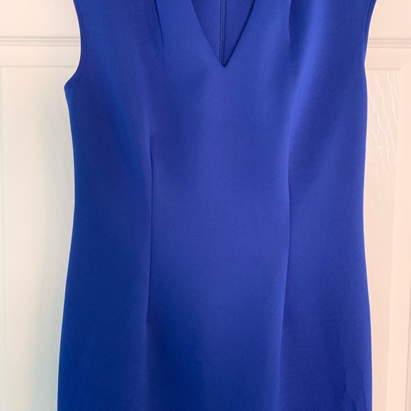 New with tags SLNY Royal Blue Midi Missy Dress 6 - Picture 4 of 6